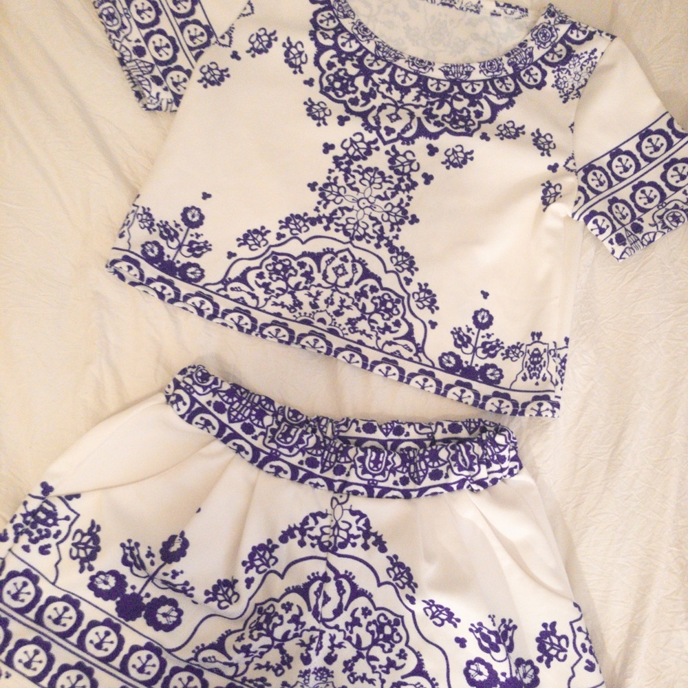 Printed two piece set